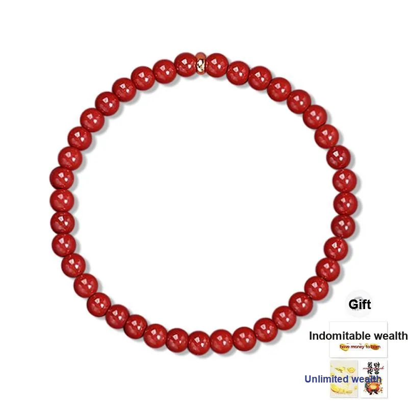 HELA DE HAI Cinnabar Jade Bracelets Women's-0