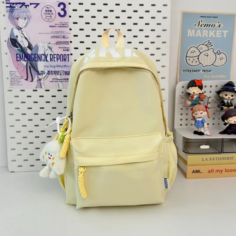 ZOGA Nylon Backpack Unisex White/Black/Red/Blue-9