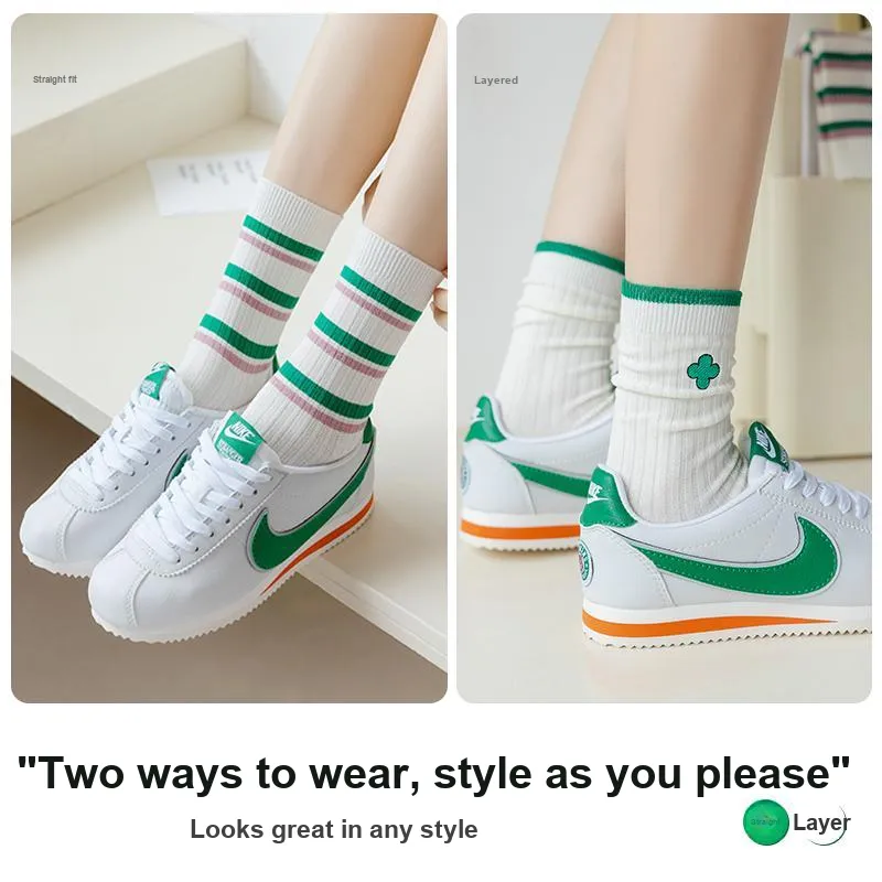 JIAZINI Mid Calf Socks Unisex Combo Set-10