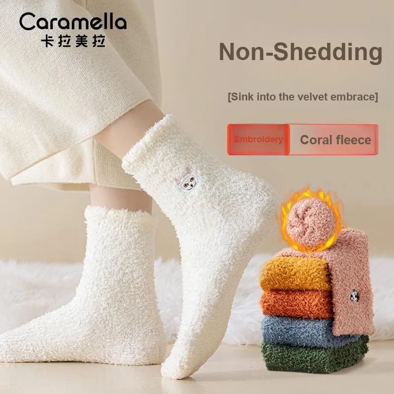 Caramella Mid Calf Socks Women's 3 Pack-2