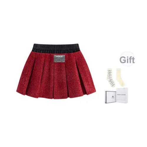 Charlie Luciano Повседневные короткие юбки Женские Красный