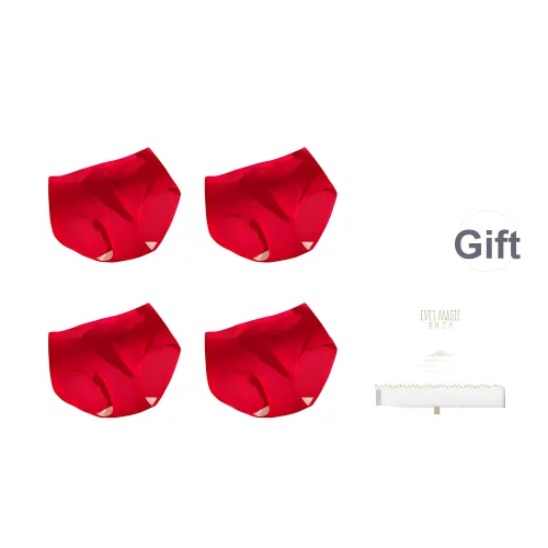 XIA.WA.ZHI.XIU Underpants Women's 4 Pack Gift Box Set