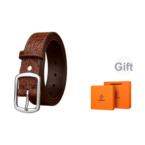 Jaylen Oos Винтаж Минималистский стиль улучшенная натуральная кожа коровья кожа ремни мужской черный ширина 3,8 см