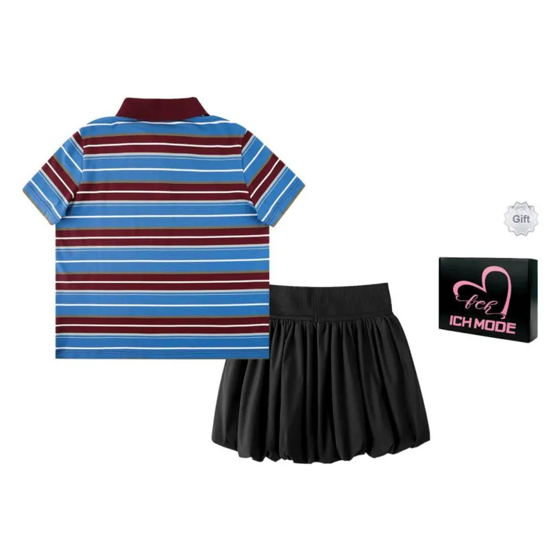 ICH MODE Two Piece Skirt Sets Women's-1