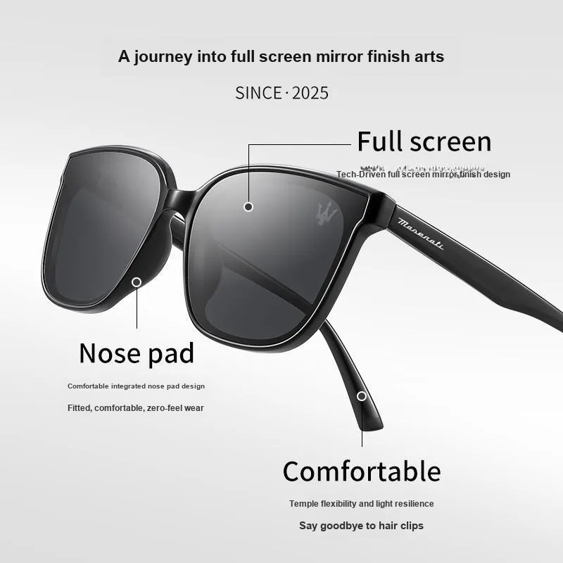 Maserati TR90 Square Sunglasses Unisex-3