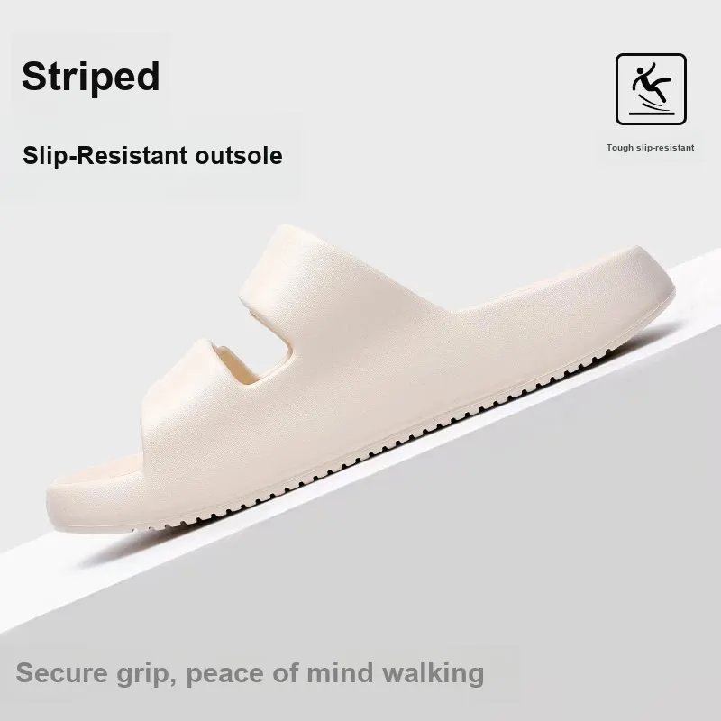 Lymia Fashion Summer Platform Squashy And Bouncy Feeling Couple Slippers For Home Use, Bathing Slip Resistant-3
