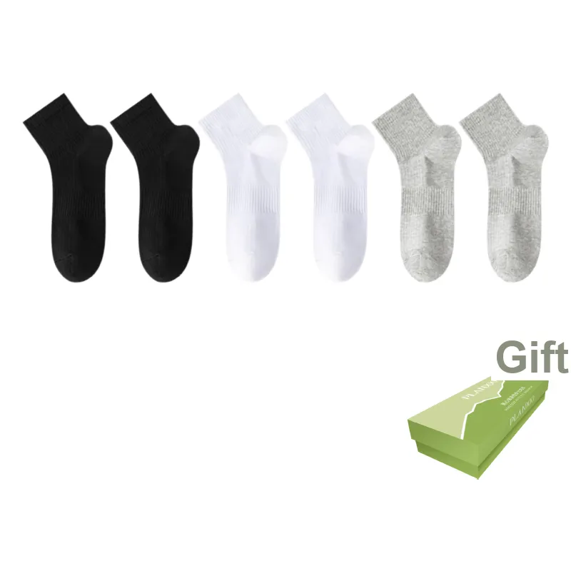 PLANDOO Mid Calf Socks Men's Box 6 Pack-2