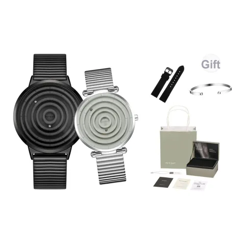 FEYERT Кварцевый механизм ремешок из нержавеющей стали унисекс белый циферблат