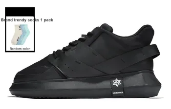 NORVINCY Stylish Skateboarding Shoes Unisex Black
