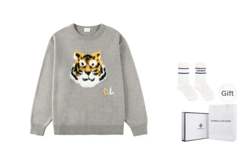 Charlie Luciano Sweater Unisex Gray-0