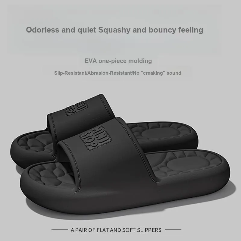 Foot Recreation Summer Comfortable Wave Slip Resistant Soft Home Slippers, Unisex-14