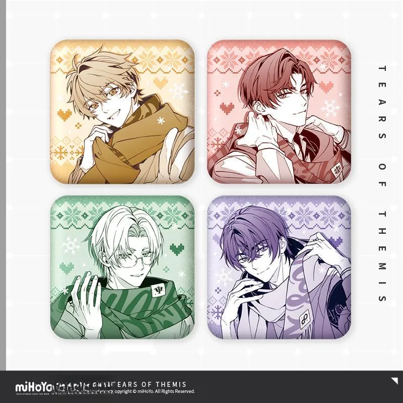 MIHOYO Tears Of Themis Warm Winter Impressions Collection, Square Badges-2