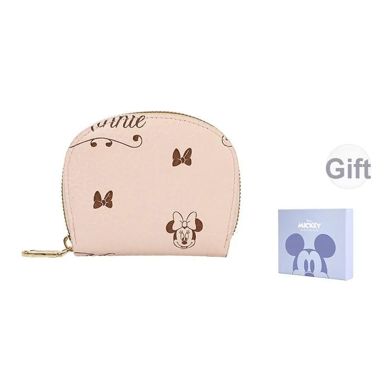 MESUCA Minnie Series Синтетическая кожа Держатель для карт кошелек Женский Розовый