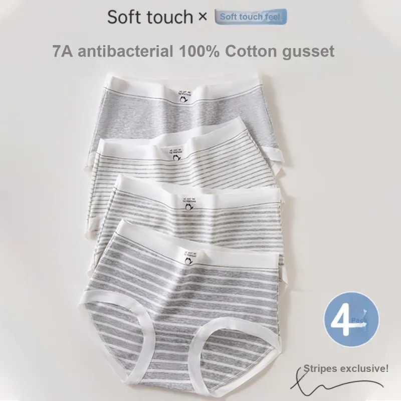 Cotton Shopping Underpants Women's 4 Pack-3