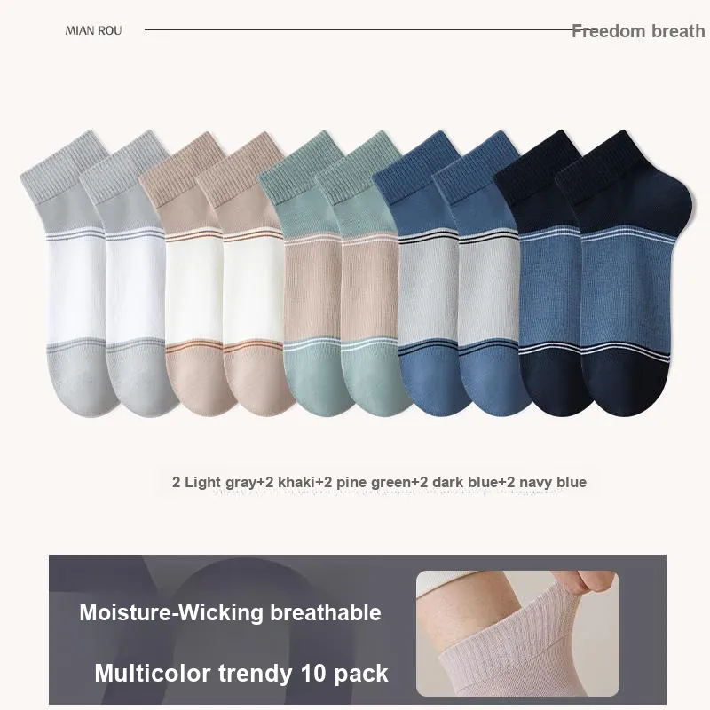 7 SEVFUN Ankle Socks Men's 5 Pack-11