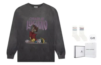 Charlie Luciano T Shirt Unisex Dark Gray