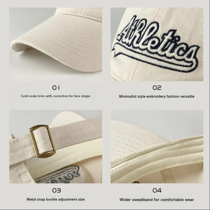 Ai Jiawei Cotton Baseball Caps Unisex-3