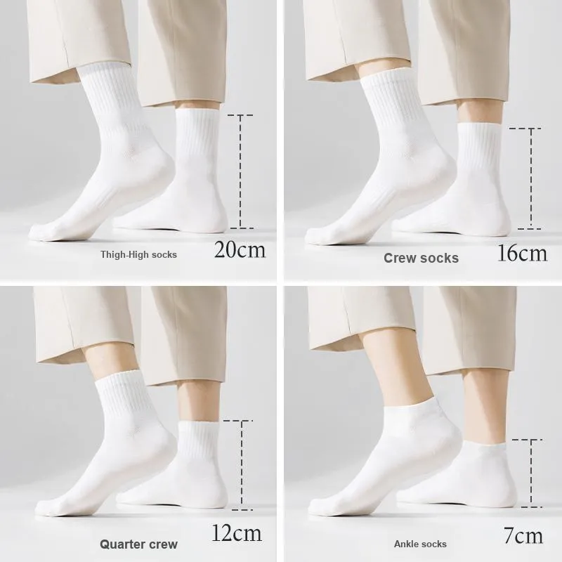 B&C.Room SS24 Mid Calf Socks Fall Winter Unisex 5 Pack-5