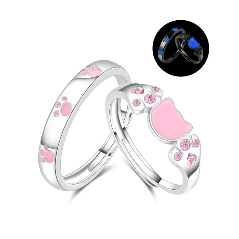 CAREBEARS 999 Fine Silver Rings Unisex-0