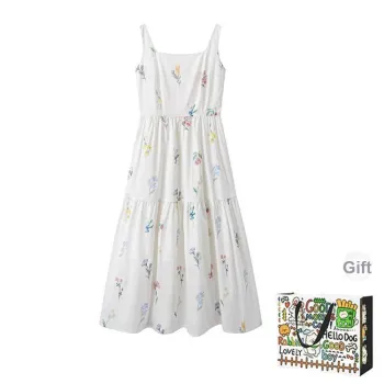 OURUOKE Sleeveless Dress Women's