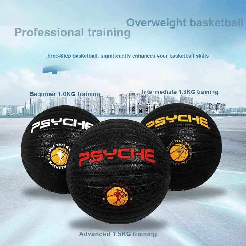 PSYCHE PU Basketball Black Size 7 Training-5