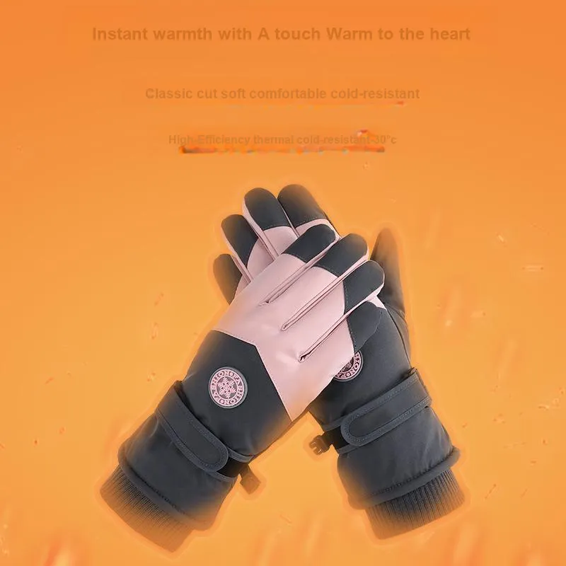 TANLU Ski Gloves Outdoor Gloves Unisex-3