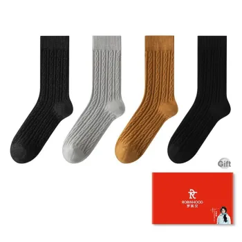 ROBINHOOD Mid Calf Socks Women's Box 4 Pack