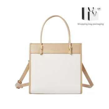 TUCANO PU Handbag Medium Size Women's Coconut Milk White