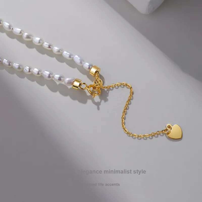 ME LUXE Pearl Necklace Classic And Versatile Fashion Innovative Women's-2