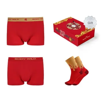 BODY WILD Underwear Gift Boxes Men's Red