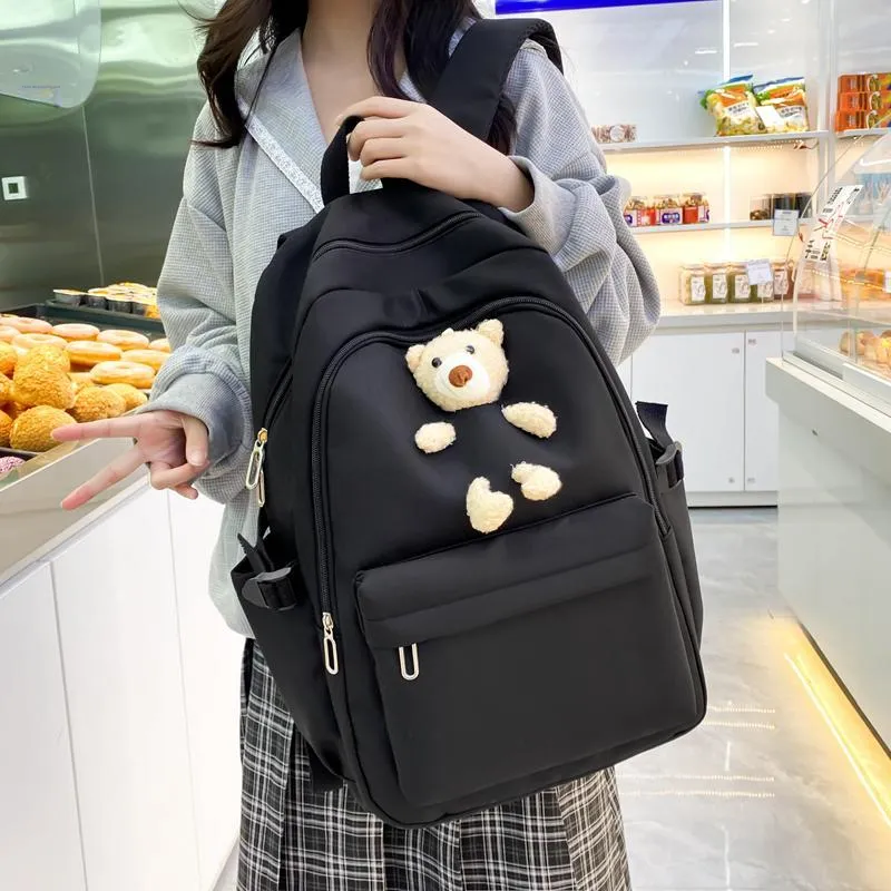 Yalu Nylon Backpack Unisex Multicolor-1