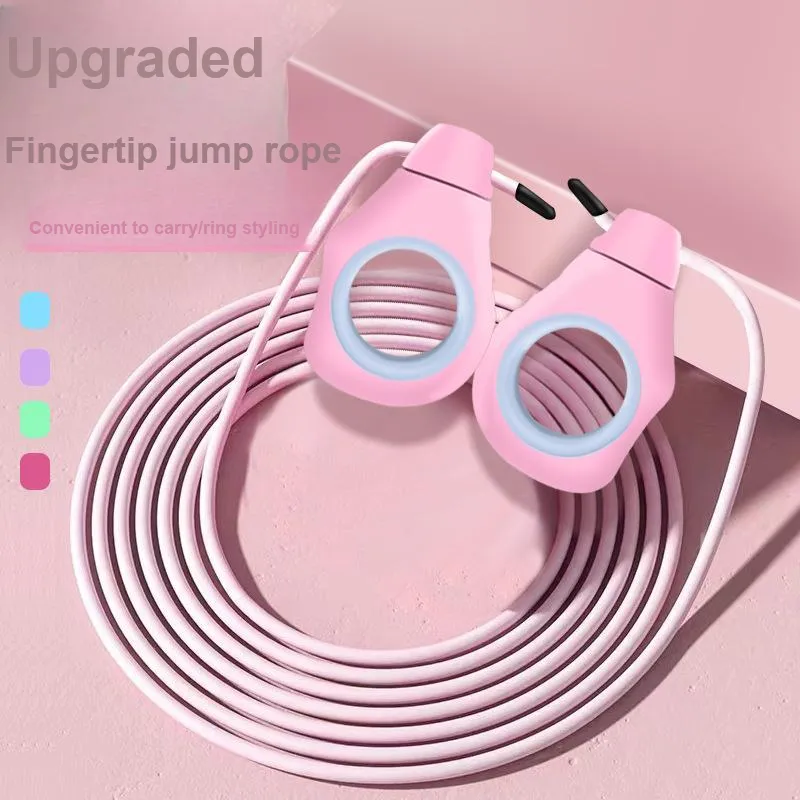 Genius Dawn Moon Fingertip Portable Ring Business PVC Counting Jump Rope Orange Casual Entertainment Unisex-1