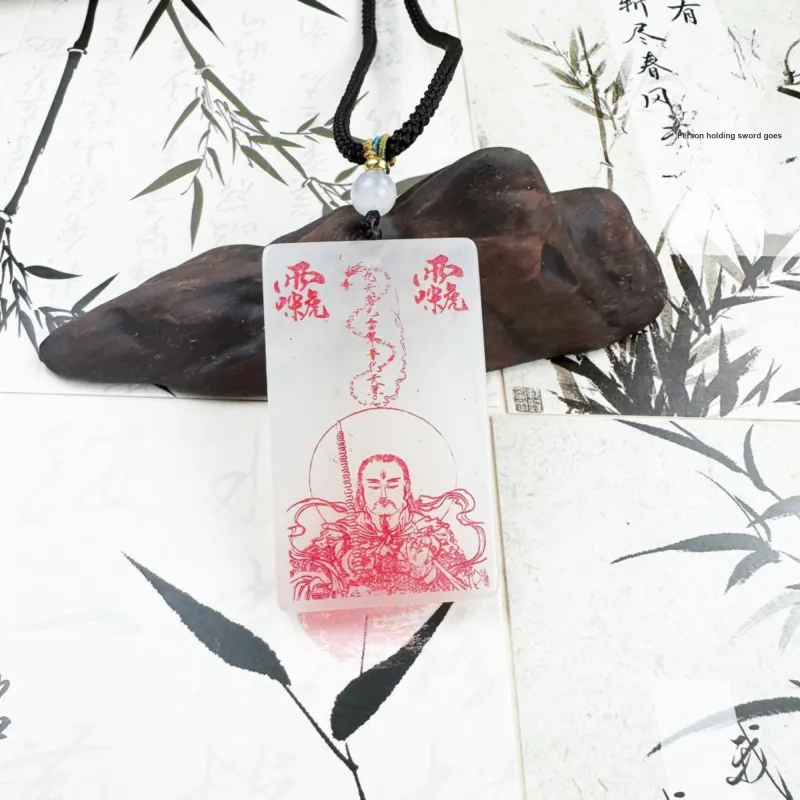 Tang Zhi Serpentine Jade Necklaces Unisex-2