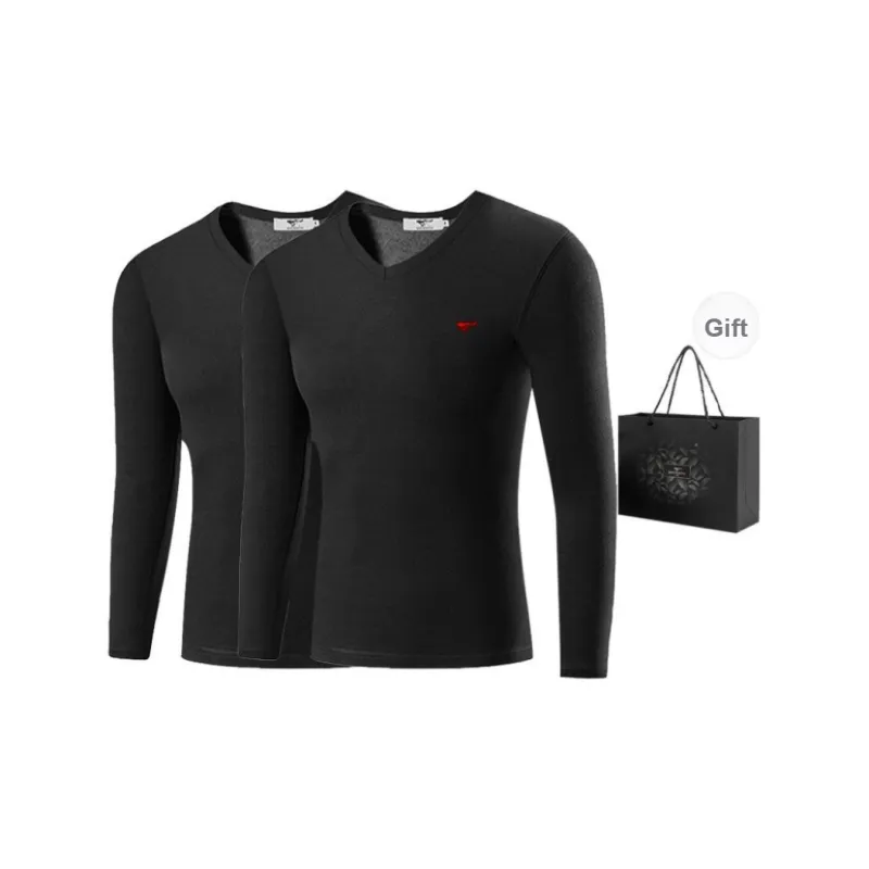 SEPTWOLVES Thermal Tops Autumn And Winter Models Men's Handbag Delivered-32