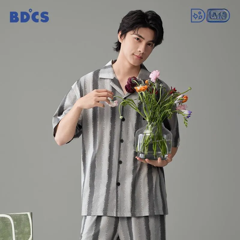 Peninsula City Pajama Set Men's Gift Box Set Gray-1