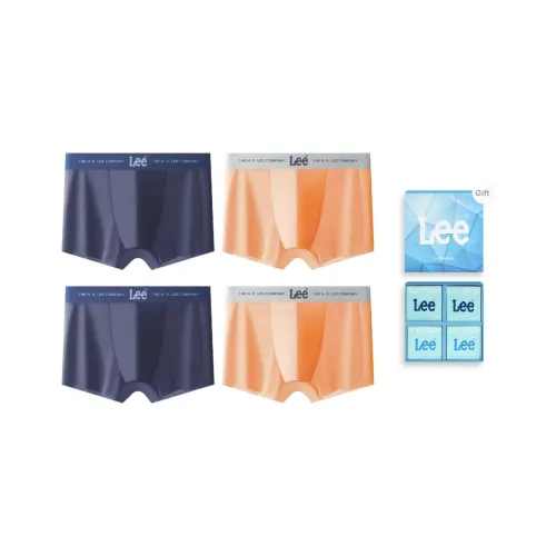 Lee SS23 Ice Series Лето Трусы Подарочная Коробка Мужской 4 Пачки