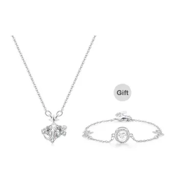 EUA Set Necklaces Women's Give A Bracelet