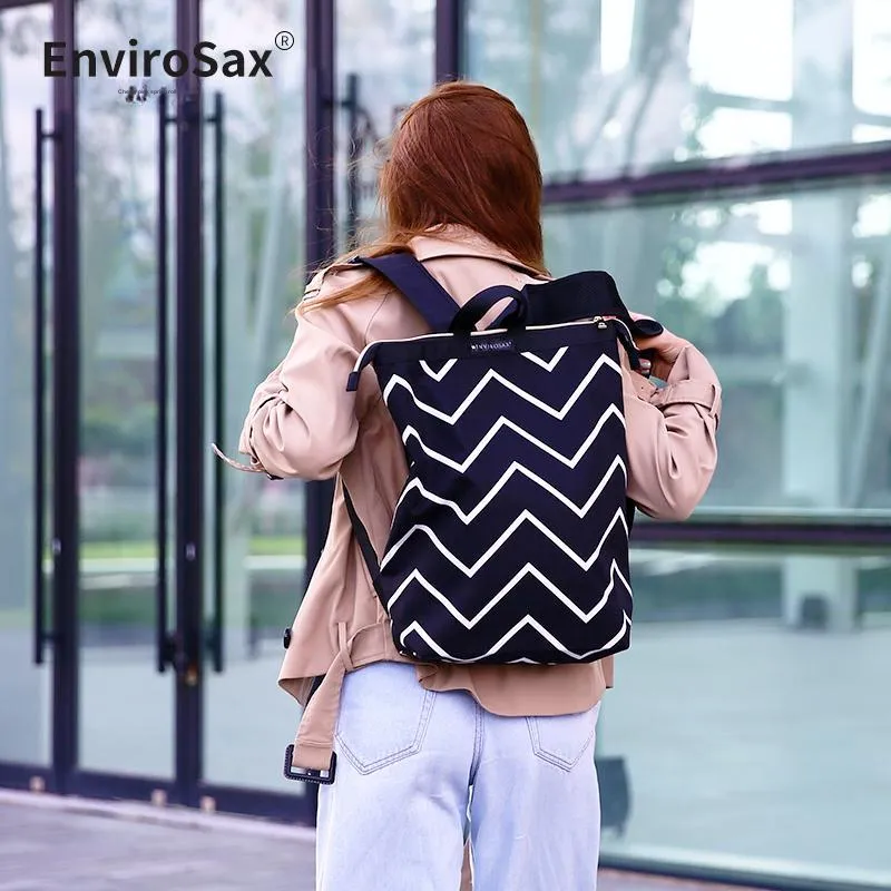ENVIROSAX Oxford Backpack Unisex Pattern-6