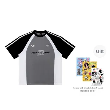 RickyisClown T Shirt Unisex Black & White & Gray