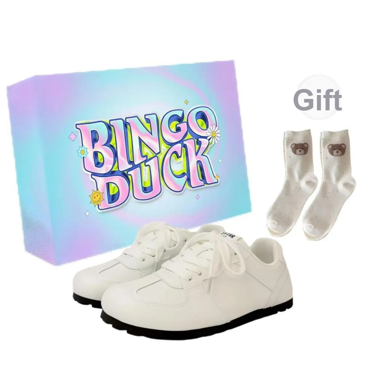 BINGO DUCK Низкие кеды для скейтбординга Женские