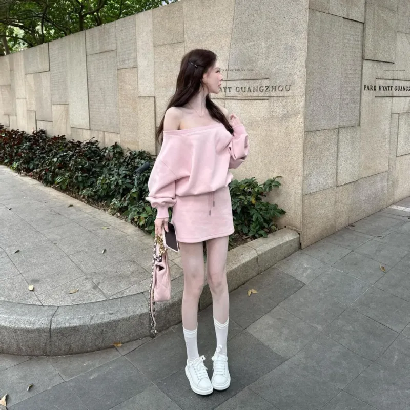 AHDO Two Piece Skirt Sets Women's-5