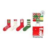 Christmas Crew Socks B Set[4 Pack Gift Box Set]