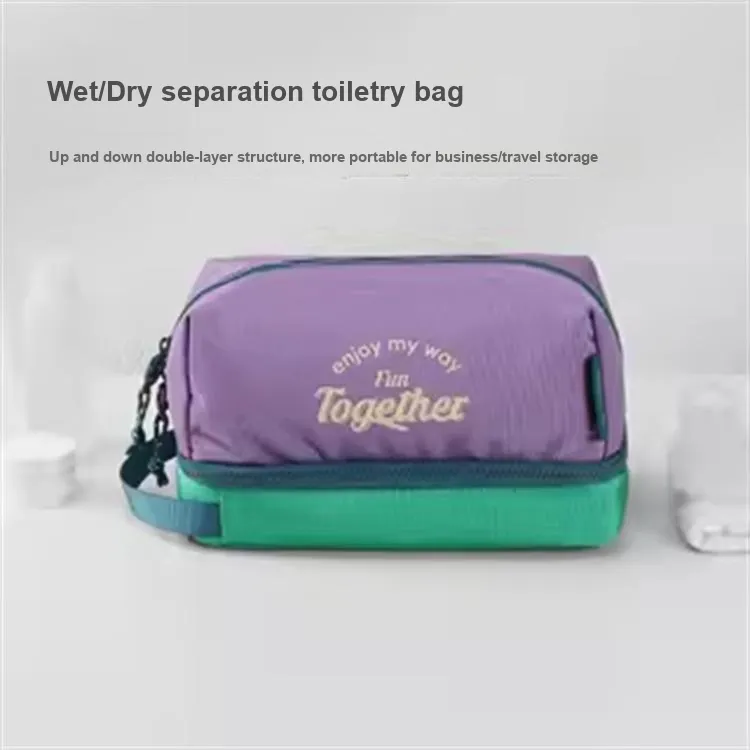 M Square Polyester Toiletry Bag Regular Unisex Multicolor-12
