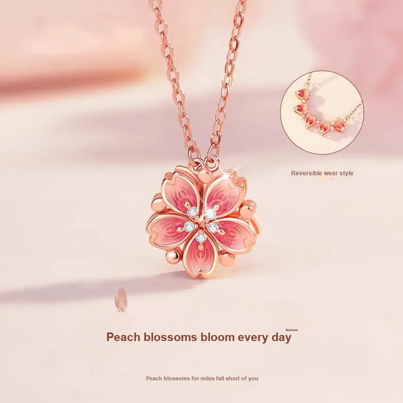Hurry That Year S925 Silver, Synthetic Cubic Zirconia, Neodymium Magnet Necklaces Women's-1