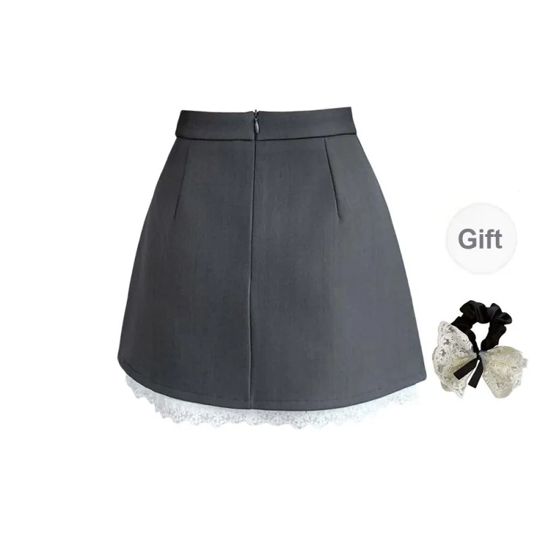 PAVEA Casual Short Skirts Women's-1