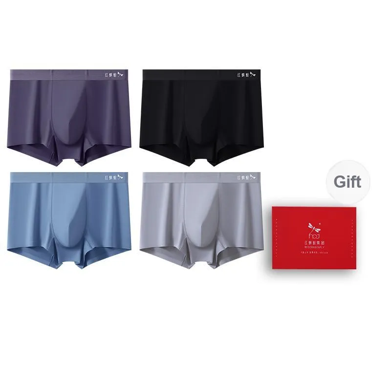 RED DRAGONFLY Modal Underpants Men's Gift Box Set Of 4-4