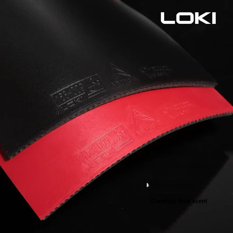 LOKI Arthur Europe Table Tennis Rubbers Sponge, Rubber Inverted Rubber Curved Circle Compatibility Basic, Adults 2.1mm-3