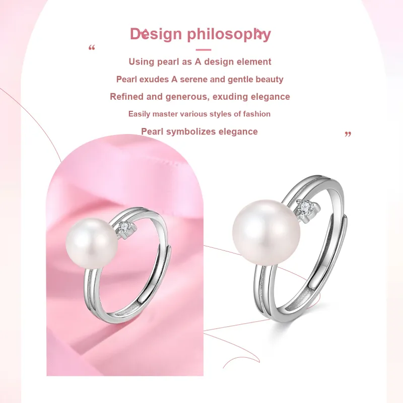 LAOMIAO Pearl Rings Women's-2