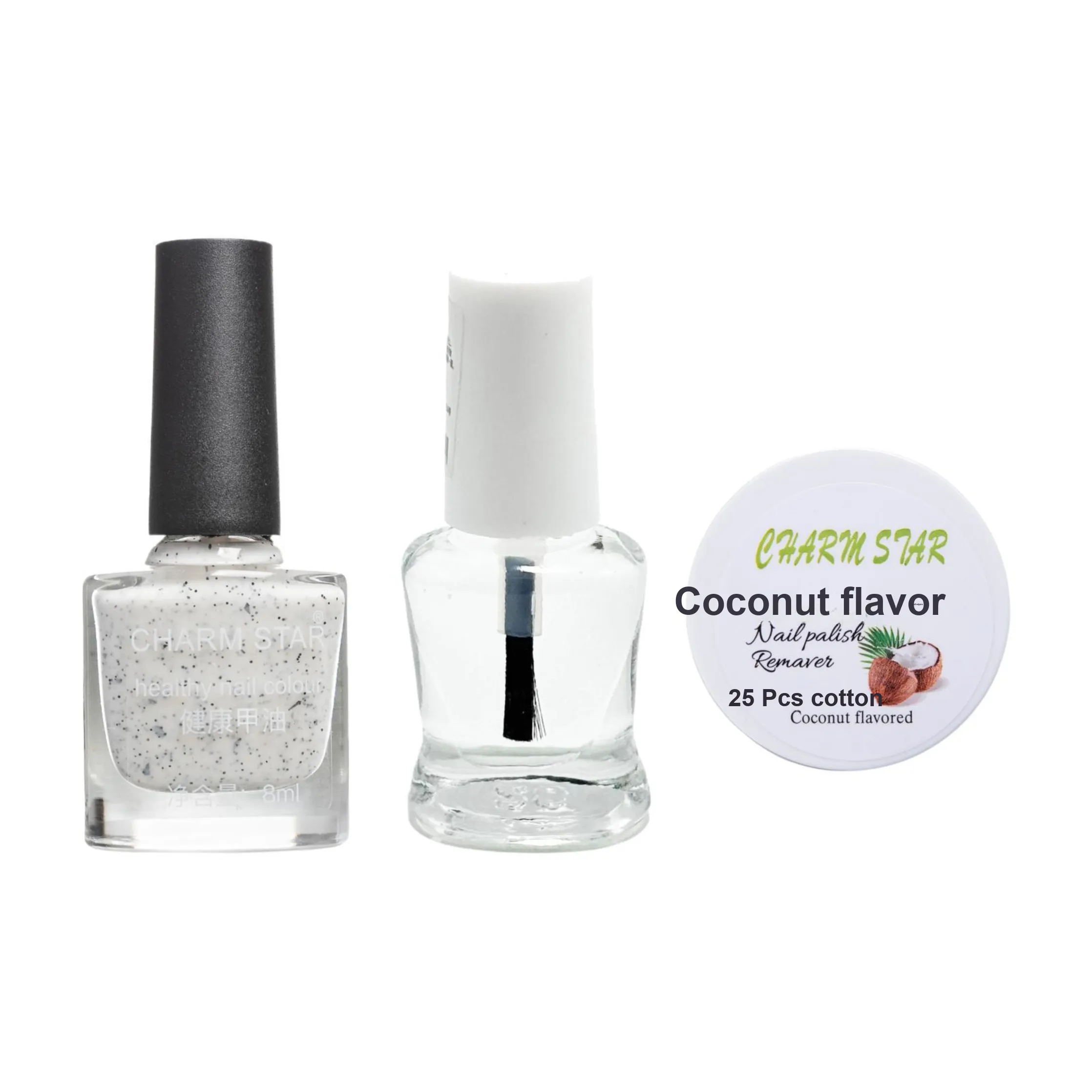 CHARM SRAR Орео+Топ Куртка+Лосьон для снятия геля для ногтей Набор Трёх предметов Набор