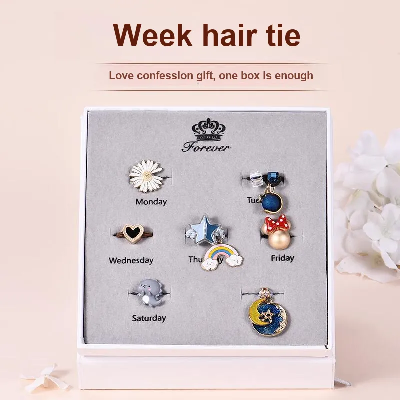 Enchanting Cat Alloy Hair Tie Women's-1